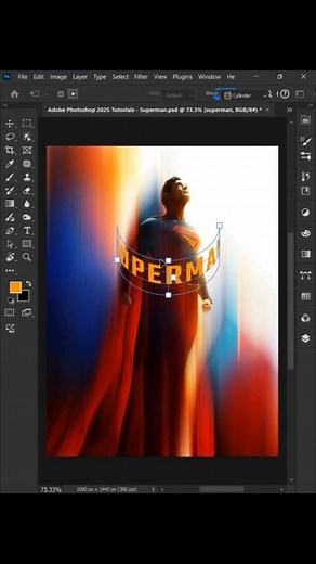 7.6K views · 30 reactions | How to creat text effect round #superman #Superman2025 #adobephotoshop #adobe #photoshop #DeepSeek #DeepSeekAI | Gulam Rabbane | Facebook