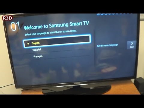 Samsung 40 Inch LED Smart HDTV - UN40H5203AF Unboxing