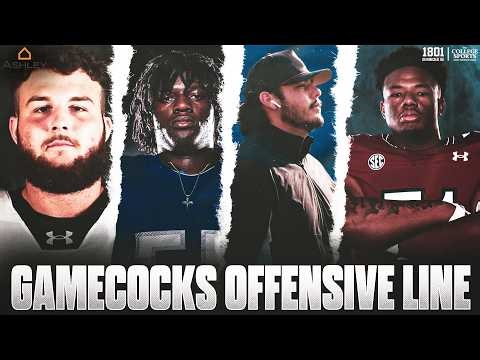 Gamecocks O-Line: Transfers, Culture Shock & One Goal | 1801 Media Days