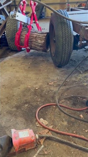 Gravee log grabs air cylinder conversion