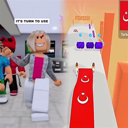 The line to pee in Brookhaven 😬