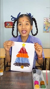 Rainbow Tree 🌳 Hand ✋ Painting 🖼️😂 Part-2 #school #foryou #funny #trending #shortsfeed