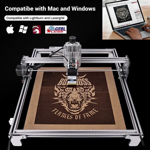 CNC 4240 Powerful Laser Engraver Cutting Machine DIY Metal GRBL CNC