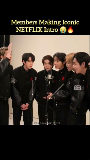 BTS MAKING IONIC NETFLIX INTRO 😭🔥💜#BTS