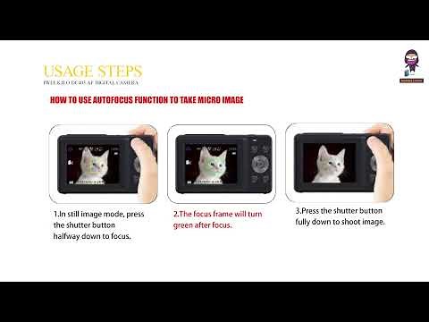 IWEUKJLO DC403 AF Digital Camera User Guide Tutorial