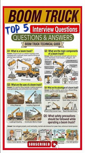 Boom Truck // Civil Engineering Equipments