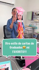 Carita de graduada con birrete paso a paso