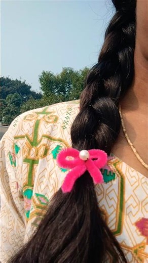 Cute bow Rubber band 😁😍 #diy #rubber #band #subscribe #shorts