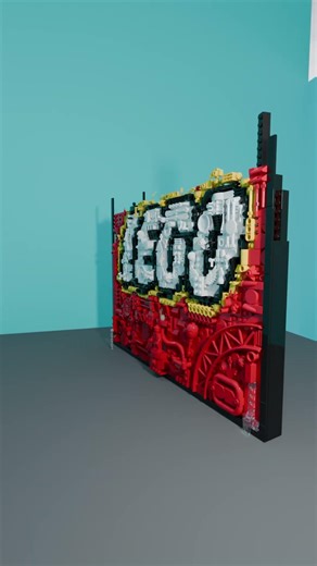 This LEGO Logo Animation Is Weirdly Satisfying #lego #toys #funfacts #animation