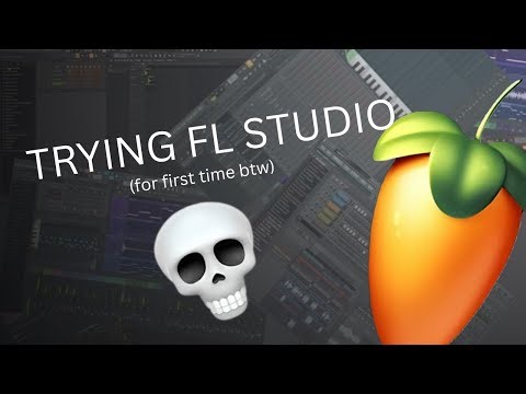 trying out flstudio for the first time