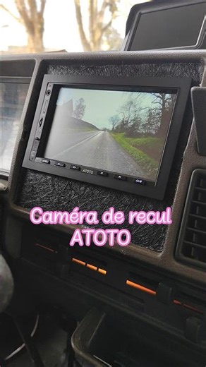Finally installed, let me show you the quality of the reversing camera ♥️ #motorhomeaccessory #ATOTO