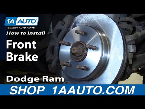 How to Replace Front Brakes 02-05 Dodge Ram 1500
