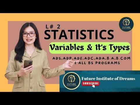 Define Variables & It's Types / Statistics for BS. Programs