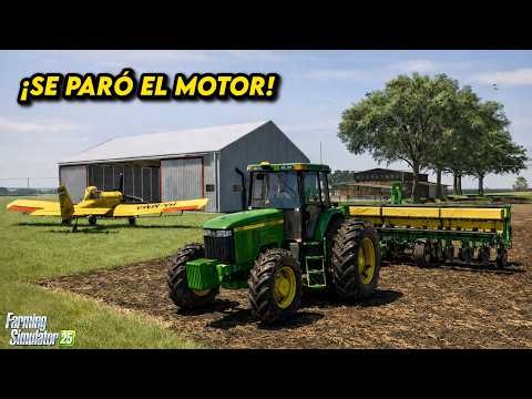 THE PLANE'S ENGINE STOPPED! Emergency Landing and Corn Planting | FS25 RESHADE GAMEPLAY