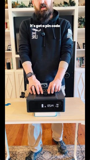 Biometric Handgun Safe with Wireless Charging Features