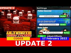 *HOW TO PLAY AND CODES* [UPD2] Ultimate Army Tycoon! ROBLOX | 17 February 2022