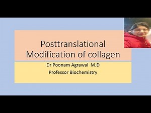 COLLAGEN POST TRANSLATIONAL MODIFICATION