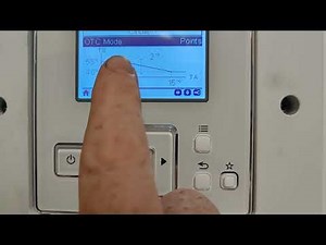 Hitachi Air source heat pumps how to set the radiator temperature and use weather comp