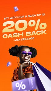 The festivities are here and so is the #LOOPShoppingFestival! 🎉 Enjoy up to 20% cashback when you pay with the LOOP App, LOOP Card, or shop via DISCOVER at our partner stores. Get your shopping done today and earn extra value while you’re at it. Why Wait? LOOP It! #Deals #festivities | LOOP Kenya