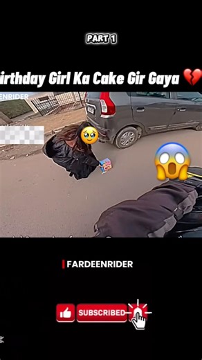 Cute Birthday Girl Ka Cake Gir Gaya 💔🥺 | Z900 Rider Ki Galti 😭 | Emotional Moment | Part 1#shorts
