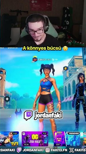 Viszlát Panka.. ✌️ #faki #fortnite