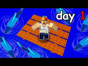 I survived on a RAFT in Roblox...