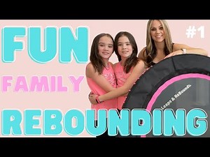 10 MIN REBOUNDER WORKOUT | FAMILY FUN REBOUNDING | Kids Trampoline Workout (Kids Not Required)