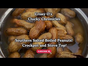 How to Make Southern Salted Boiled Peanuts! #boiledpeanuts