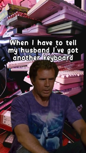 Shoutout to every partner who hears ‘another keyboard’ and just… accepts their fate