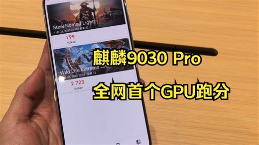 麒麟9030 Pro全网首个GPU跑分（华为Mate 80 Pro Max），详细性能和能效测试等零售机到手