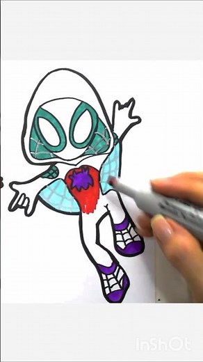 How to draw Spidey Spider-man #spiderman #drawings #spidermandrawing #art #shorts