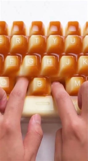 달콤한 푸딩 키보드 ASMR 🍮Pudding keyboard ASMR