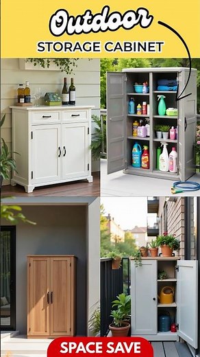 Genius Outdoor Storage Cabinet Ideas 2025 | Waterproof, Stylish & Space-Saving!