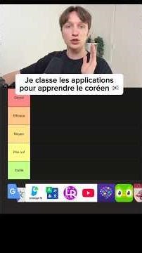 Je classe les applications pour apprendre le coréen 🇰🇷 @B‪@Boost_ton_coreen‬