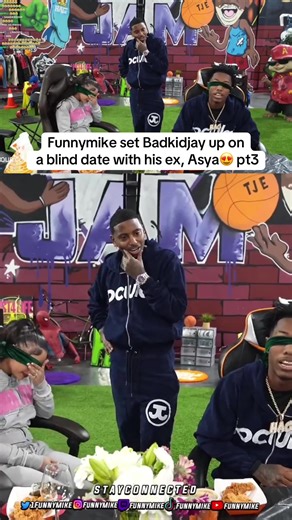 Funnymike set Badkidjay up on a blind date with his ex, Asya😍 p3 | bad kid jay and asya