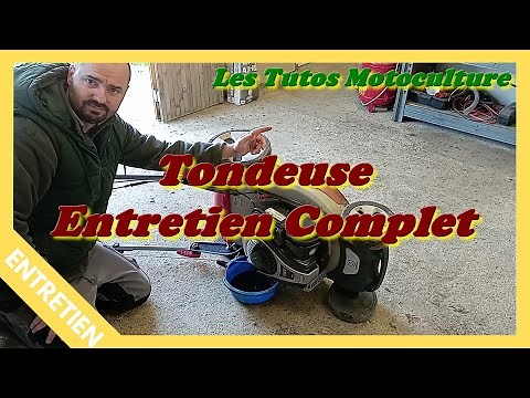 Complete maintenance of a lawnmower