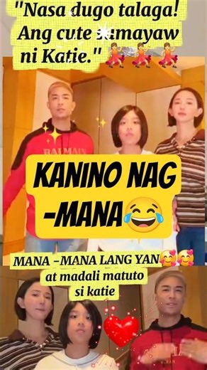 COPY-PASTE ANG GALING! 💃 Katie, pinatunayan na nasa dugo ang pagsayaw!#shorts #trending #viral#fypシ
