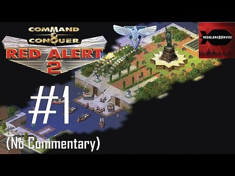 Command & Conquer: Red Alert 2 - Allied Campaign Playthrough Part 1 (Lone Guardian, No Commentary)