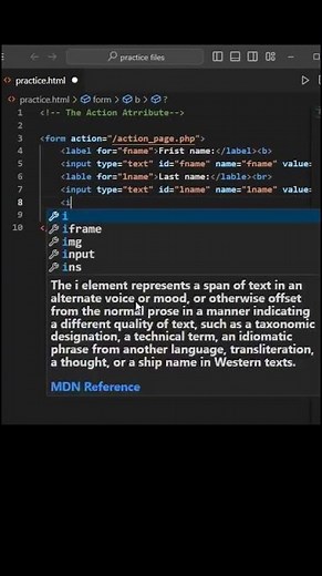 The Action Attribute | #html # #coding #webdesign #programmerlife #code #webdevelopment