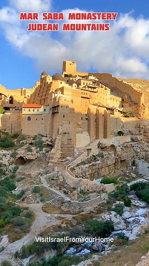 Mar Saba Monastery, Judean Mountains | Visit Israel From Your Home