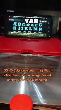 3D GD celphone screen magnifier