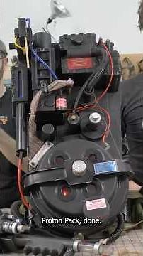 We made a Proton Pack from Ghostbusters!