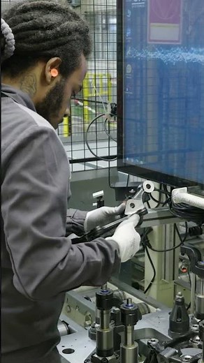 Manufacture of the steering knuckle at Le Mans factory 🇫🇷 #Shorts