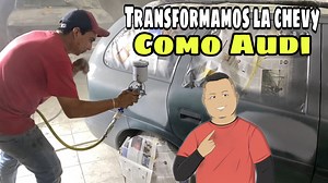 chevy pintado en color gris nardo como audi | Yogi Abundis