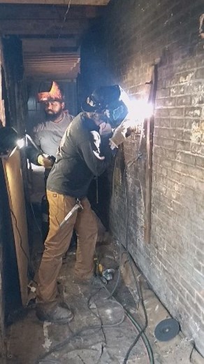3.8K views · 171 reactions | Repairing a gusset that snap as a result of the fire we had on January 6th. Maximum fire escapes from Newark is donating this service today. Thank you Max https://www.gofundme.com/f/rebuild-santillos-a-pizza-icons-return?lid=6cu29l31m2qr&utm_medium=email&utm_source=product&utm_campaign=p_email%2B4904-welcome-wp-v5. #rebuildsantillos | Al Santillos Brick Oven Pizza | Facebook