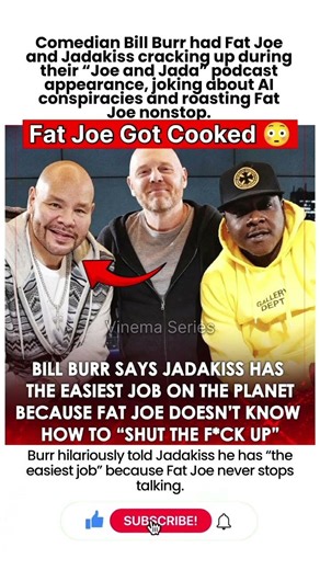 Bill Burr ROASTS Fat Joe On His Own Podcast #fyp #fypage #ytshorts