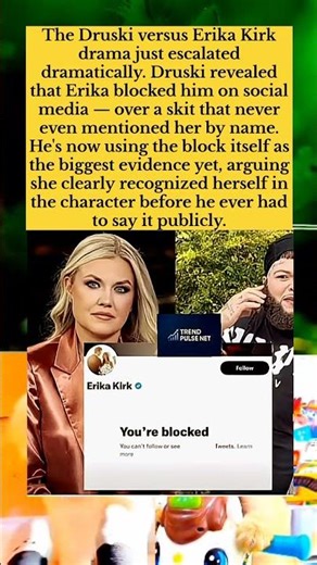 Erika Kirk Blocked Druski Over A Skit That Never Named Her & He's Using It As Proof 👀😂🔥