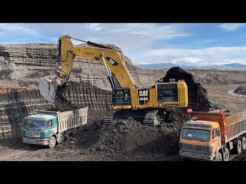 Caterpillar 6015B Loading Trucks With Two Passes - Sotiriadis Mining Works