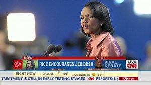 Rice encourages Jeb Bush