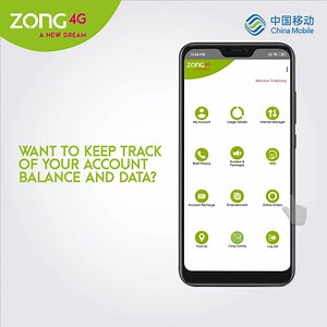 Keep track of your balance & data usage through My Zong App! Click on the link http://bit.ly/myzongapp to download app and enjoy FREE 4GB on first time registration. | Zong